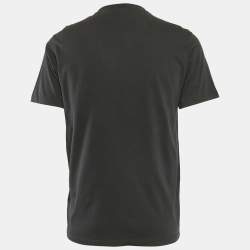 Kenzo Black Logo Print Cotton Crew Neck T-Shirt L 
