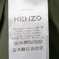 Pre Owned Kenzo Green Cotton Long Sleeve Shirt L