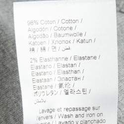 Pre Owned Kenzo X  Verdy Grey flocked-Logo Cotton Knit Sweatshirt L