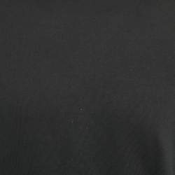 Pre Owned Kenzo Black Logo Print Cotton Crewneck Sweatshirt S