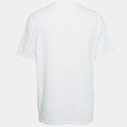 Kenzo White Printed Jersey Crewneck T-Shirt XXL