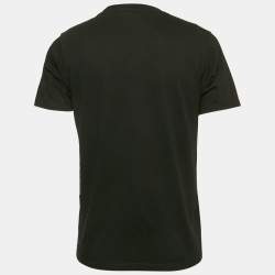 Kenzo Black Tiger Logo Print Jersey T-Shirt M