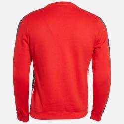 Kenzo Red Eye Embroidered Cotton Long Sleeve Sweatshirt L