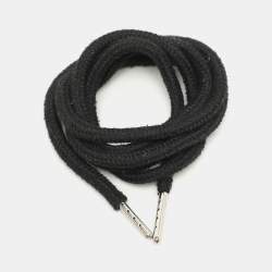 Kenzo Black Tiger Embroidered Cotton Knit Hoodie M