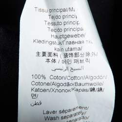 Pre Owned Kenzo Black Tiger Printed Cotton Knit T-Shirt S