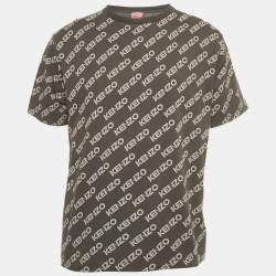 Kenzo Grey Cotton Eye Embroidered Sweatshirt L Kenzo | TLC