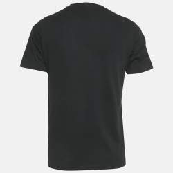 Pre Owned Kenzo Black Tiger Printed Jersey Crewneck T-Shirt M