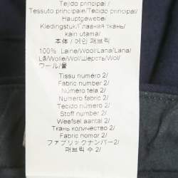 Pre Owned Keno Navy Blue Wool Drawstring Trousers XL