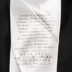 Pre Owned Kenzo Black Velvet Tiger Jersey Crewneck T-Shirt S