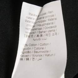 Pre Owned Kenzo Black Velvet Tiger Jersey Crewneck T-Shirt S