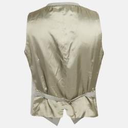 Pre Owned Kenzo Grey Wool Formal Vest XL