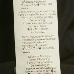 Pre Owned \nجاكيت بغطاء رأس صناعي أسود كينزو مقاس صغير