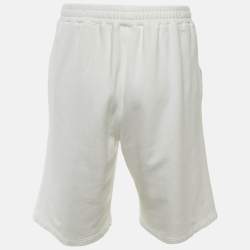 Pre Owned شورت كينزو برمودا قطن أبيض متوسط