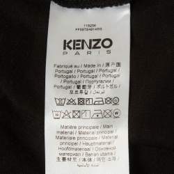 Pre Owned Kenzo Green Gots Boke Flower Print Jersey Oversized T-Shirt S