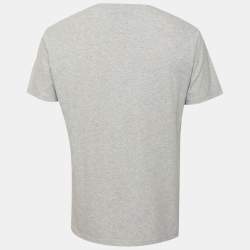 مملوكة مسبقًا Kenzo Grey Jersey Tiger Print T-Shirt M