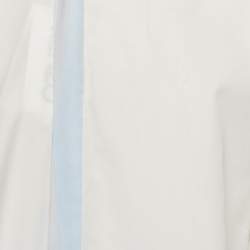 Pre Owned Kenzo White Cotton Button Front Long Sleeve Shirt XL 