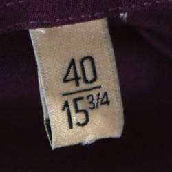 Pre Owned Kenzo Purple Cotton Contrast Collar Slim Plus Fit Button Front Shirt L