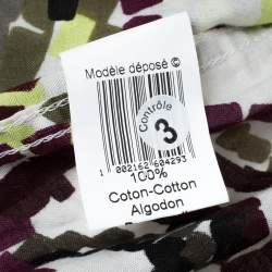 Pre Owned Kenzo Multicolor Printed Cotton Long Sleeve Shirt M