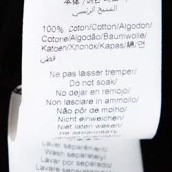 Pre Owned Kenzo Black Tiger Print Cotton Crew Neck T-Shirt M