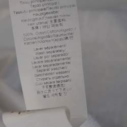 مملوكة مسبقًا Kenzo La Memento Collection White Cotton Animal Print T-Shirt S