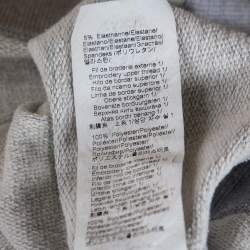 Kenzo Grey Cotton Logo Tiger Embroidered Sweatshirt XL