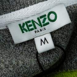 Pre Owned سويت شيرت كينزو تريكو رصاصي ميلانج مقاس متوسط - ميديوم