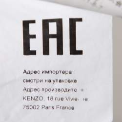 Pre Owned تي شيرت كينزو جيرسيه قطن أسود مقاس كبير جدًا - إكس لارج