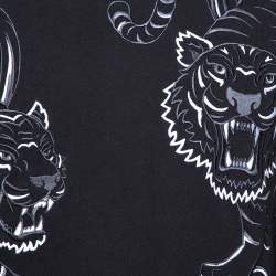 Pre Owned سويتشيرت كنزو رقبة مستديرة تطريز نمر تريكو أسود M