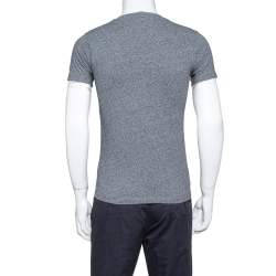 Pre Owned تي شيرت كنزو رقبة مستديرة طباعة نمر قطن رمادي XS