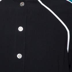 Kenzo Black Crepe Paradise Bomber Jacket L