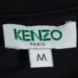 Pre Owned تي شيرت كينزو قطن مطبوع عين سوداء برقبة مستديرة مقاس متوسط - ميديوم