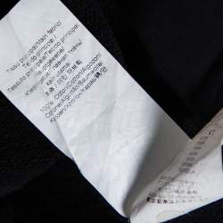 Kenzo Black Eye Embroidered Cotton Crewneck Sweatshirt XL 