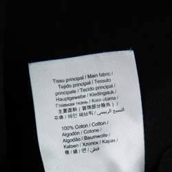 مملوكة مسبقًا تي شيرت كينزو قطن مطبوع نمر أسود رقبة مستدديرة مقاس صغير (سمول)