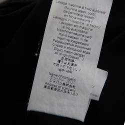 Pre Owned Kenzo Black Landscape Printed Cotton Jersey T-Shirt S