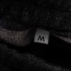 Kenzo Grey Logo Printed Knit Elasticized Waist Joggers M
