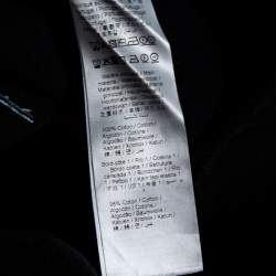 Pre Owned Kenzo Black Cotton Tiger Logo Embroidered Crewneck Sweatshirt L