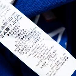 مملوكة مسبقًا سويتشيرت كينزو رقبة مستديرة قطن تطريز شعار أي هارت أزرق مقاس كبير