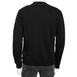 مملوكة مسبقًا Kenzo Black Cotton Tiger Embroidered Long Sleeve Crewneck Sweatshirt L