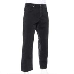 Pre Owned Kenzo Black Denim Straight Leg Jeans XL