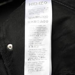 Kenzo Black Denim Straight Leg Jeans XL