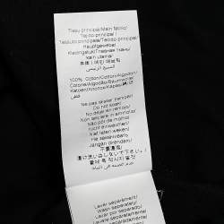 Pre Owned Kenzo Black Tiger Printed Cotton Knit Crewneck T-Shirt 3XL