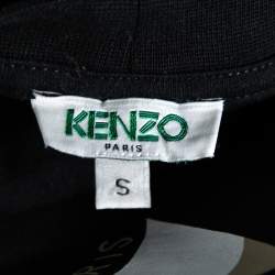 Pre Owned Kenzo Black Eye Print Cotton Crew Neck T-Shirt S