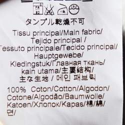 Pre Owned Kenzo Grey Cotton Knit I Love U Embroidered Sweatshirt M