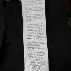 Pre Owned Kenzo Black Tiger Logo Embroidered Cotton Sweatshirt S