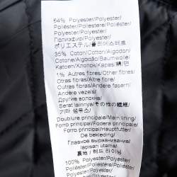 Pre Owned Kenzo Black Quilted Lined Hooded Jacket S