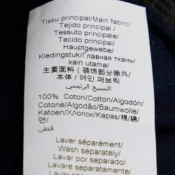 مملوكة مسبقًا Kenzo Navy & White Colorblock Tiger Print Cotton Crew Neck T-Shirt L