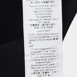 مملوكة مسبقًا Kenzo Black Eye Embroidered Cotton Crew Neck Half Sleeve T-Shirt XS