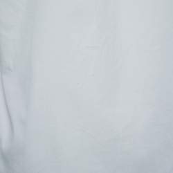 Kenzo Cream & White Cotton Button Front Shirt M