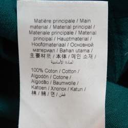 Pre Owned Kenzo Green Tiger Printed Cotton T-Shirt L