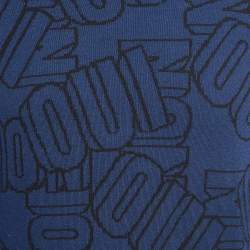 مملوكة مسبقًا Kenzo Navy Blue Logo Intarsia Knit Crew Neck Sweatshirt M